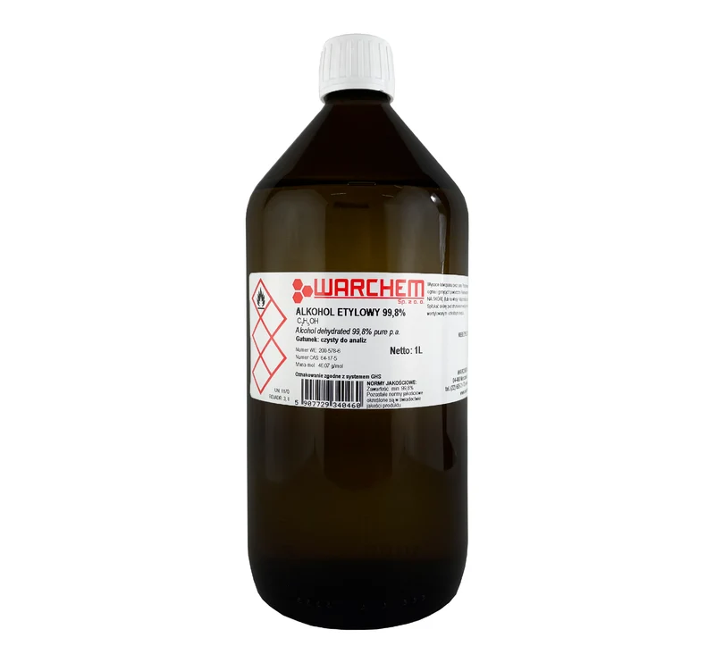 ETHYLALKOHOL 99,8% - CZDA 1L WARCHEM
