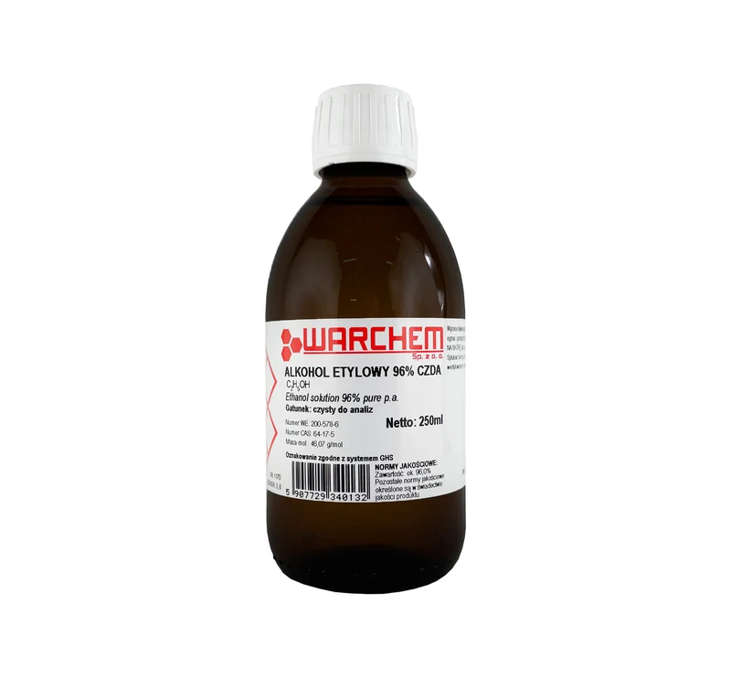 ETHYL ALKOHOL 96% - CZDA 250ml WARCHEM