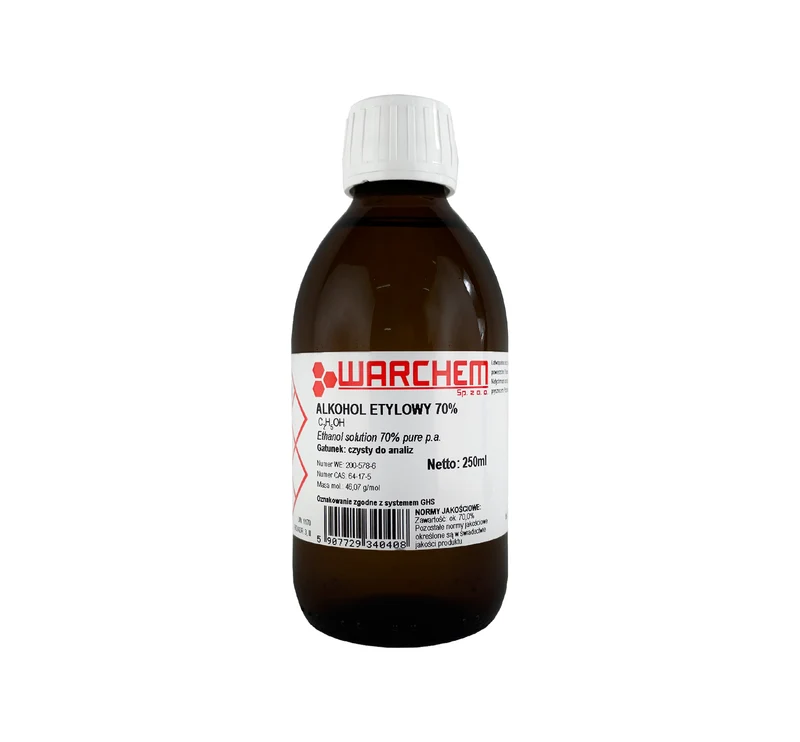 70 % ETHYL ALKOHOL - CZDA 250ml WARCHEM