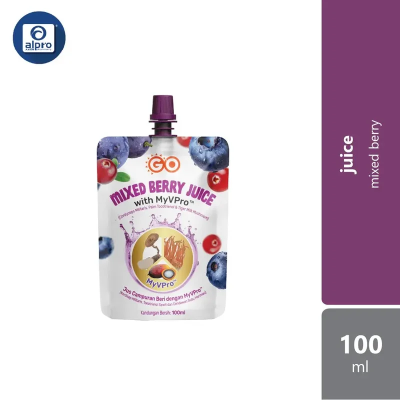 Good Morning Mixed Berry Juice With Myvpro 100ml 1s | No Sugar Added