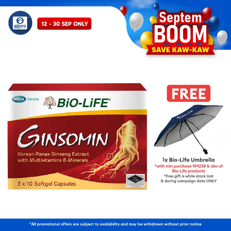 Bio-Life Ginsomin 30s | Daily Supplement