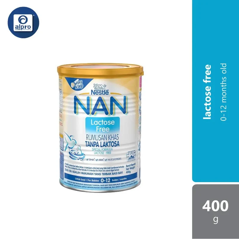 Nestle Nan Lactose-Free 400g | For Lactose Intolerance