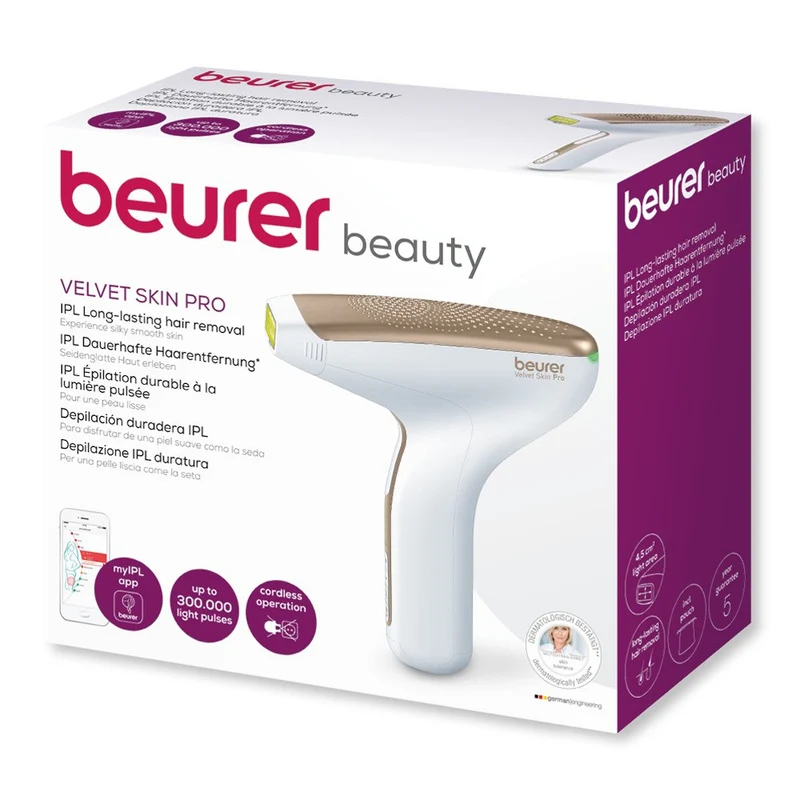 Beurer Ipl8500 Velvet Skin Pro Hair Removal Device 300.000 Light Pulses