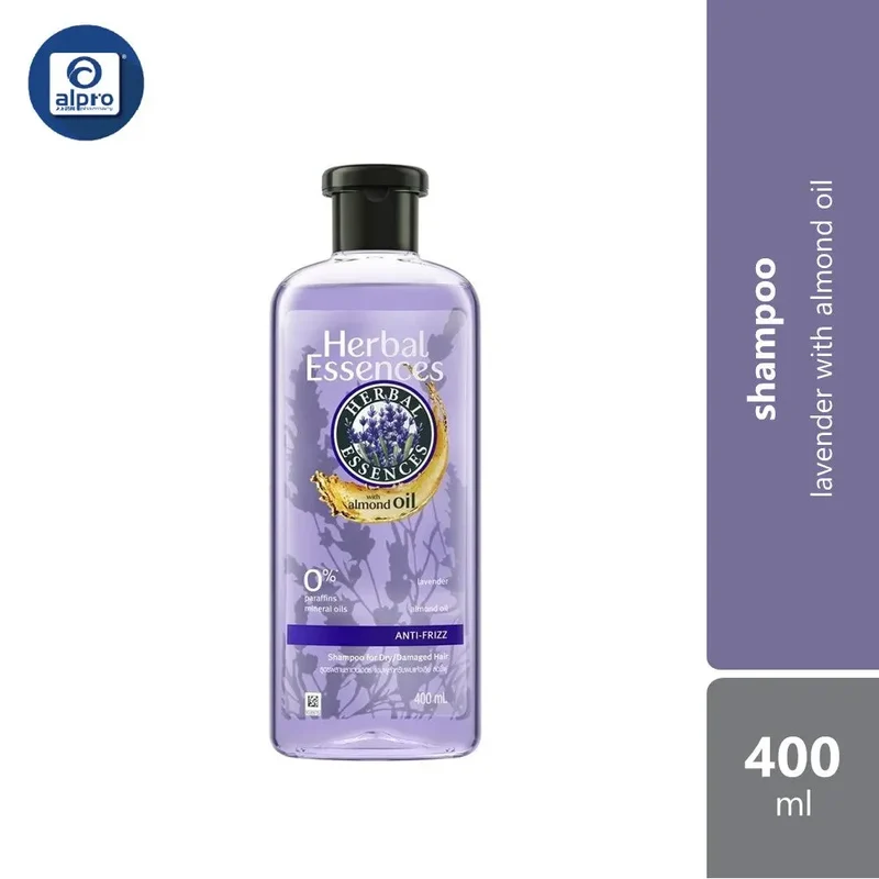 Herbal Essences Lavender With Almond Oil Anti-Frizz Shampoo 400ml | Revitalises Hair