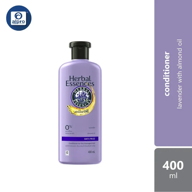 Herbal Essences Lavender With Almond Oil Anti-Frizz Conditioner 400ml | Silky and Smooth