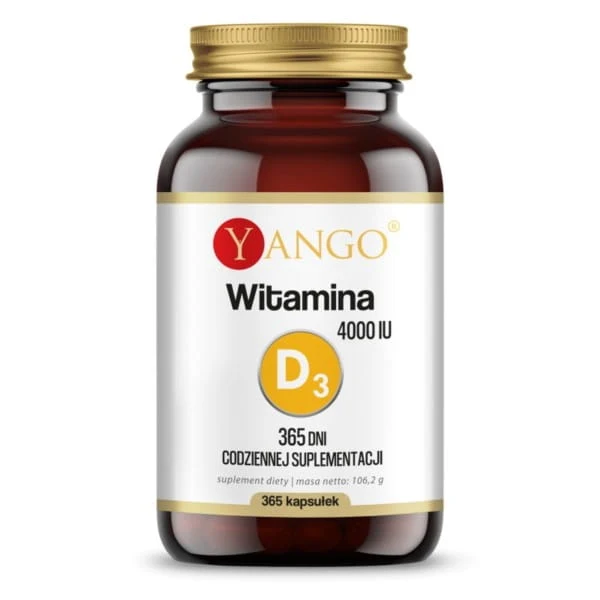 Vitamin D3 4000 IU für 365 Tage (365 Kapseln)