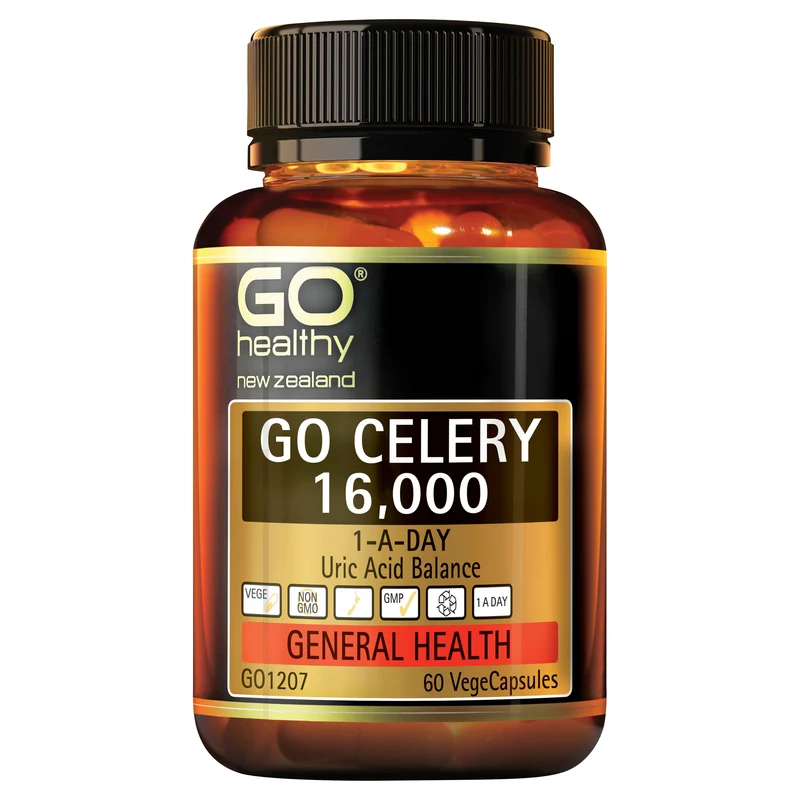 GO Healthy GO Celery Supplement 16,000 60 Vege Capsules
