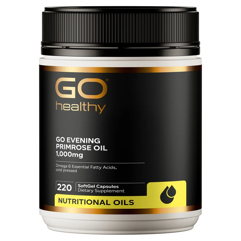 GO Healthy GO Evening Primrose Oil Supplement 1,000mg 220 Caps