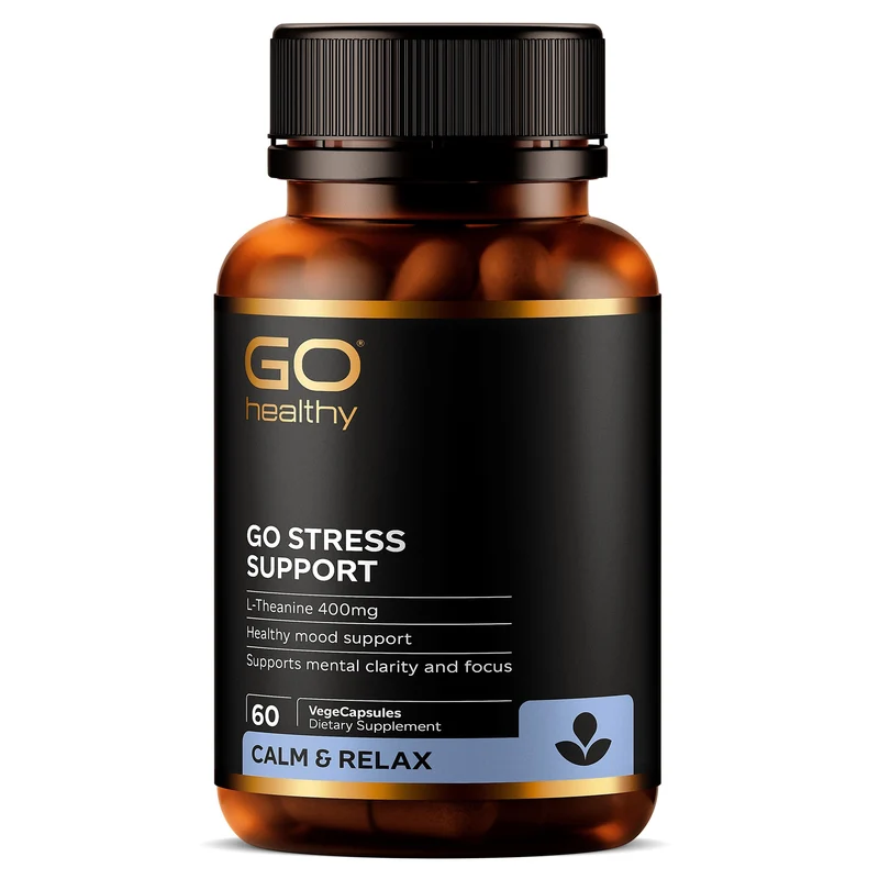 GO Heath Go Stress Support Supplement 60 Capsules