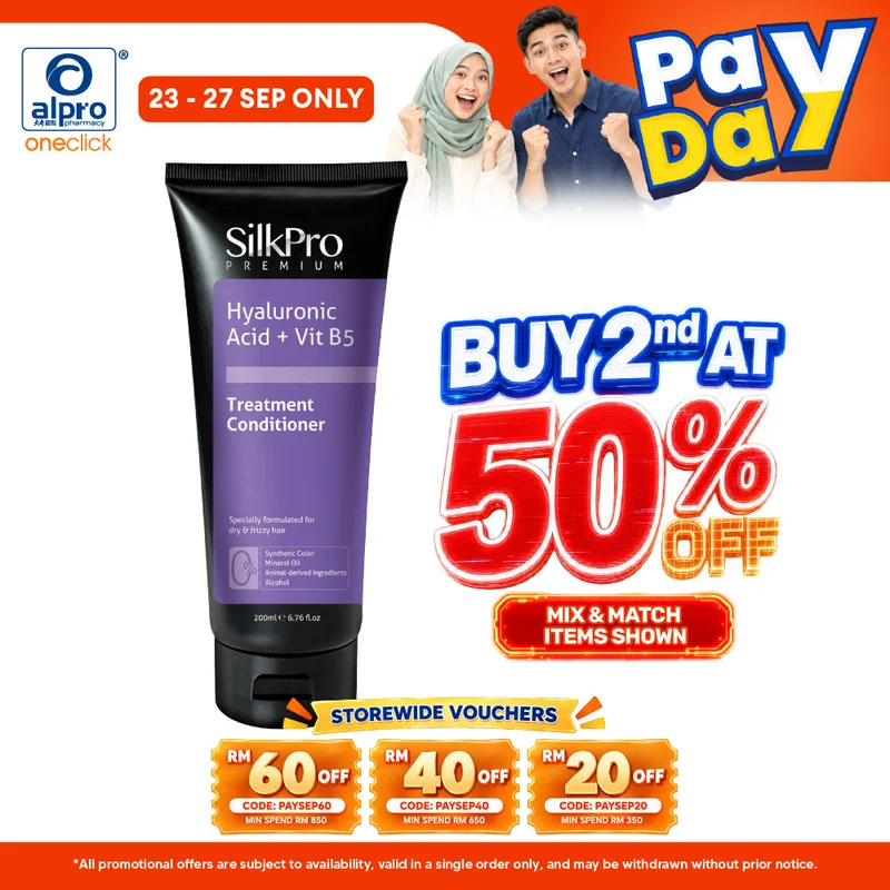 SilkPro Premium Treatment Conditioner 200mL | Retain Moisture & Reduce Brittleness