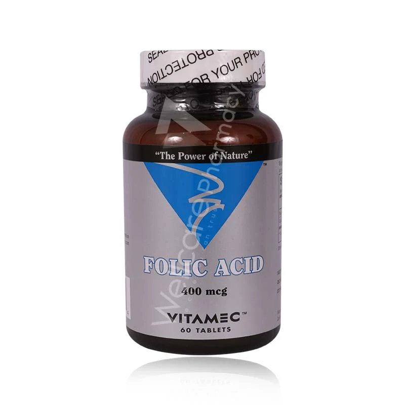 Vitamec Folic Acid 400mcg Tablets 60'S