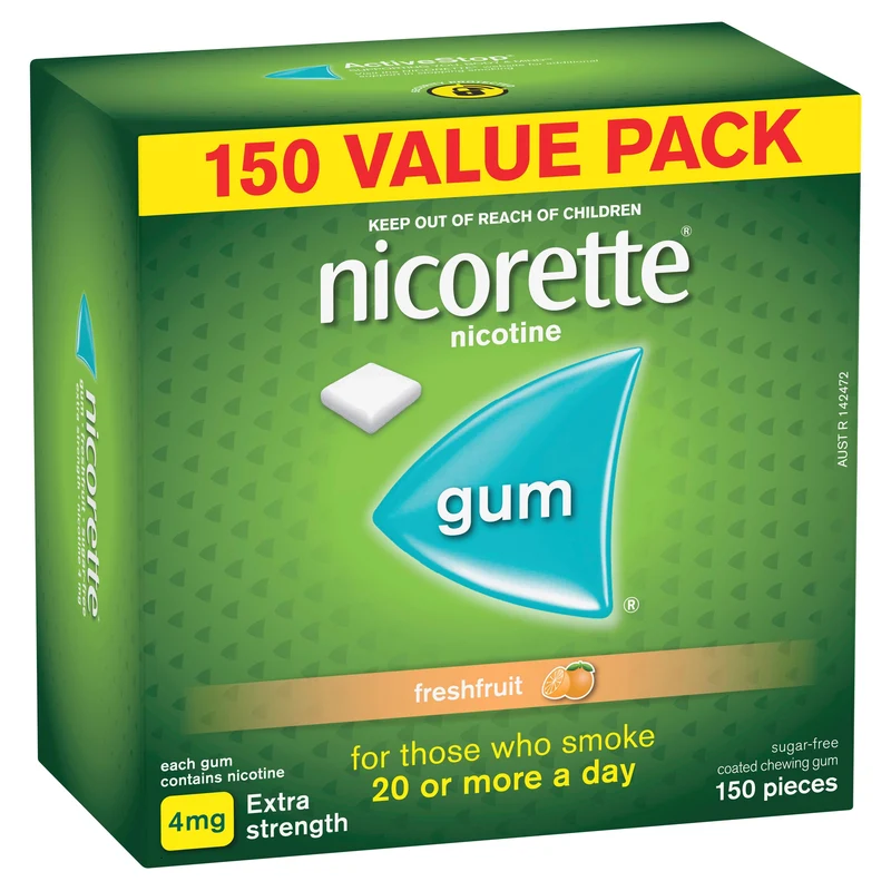 NICORETTE Gum Fresh Fruit 4mg 150s