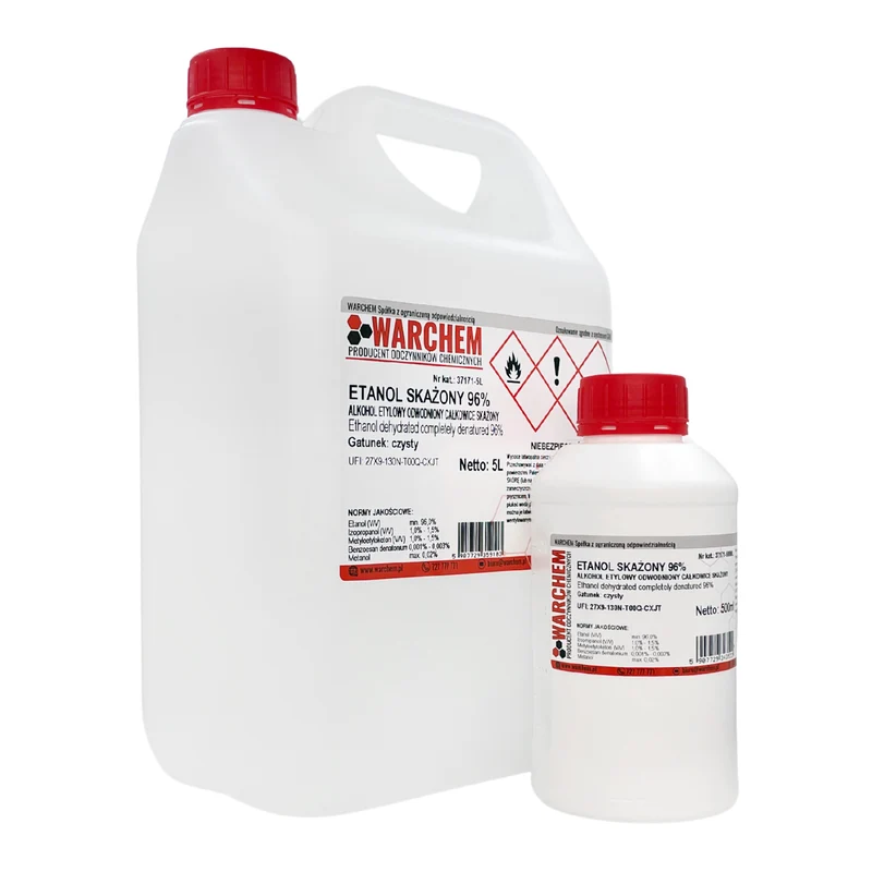 96% ENTHALTENES ETANOL - rein 10L WARCHEM