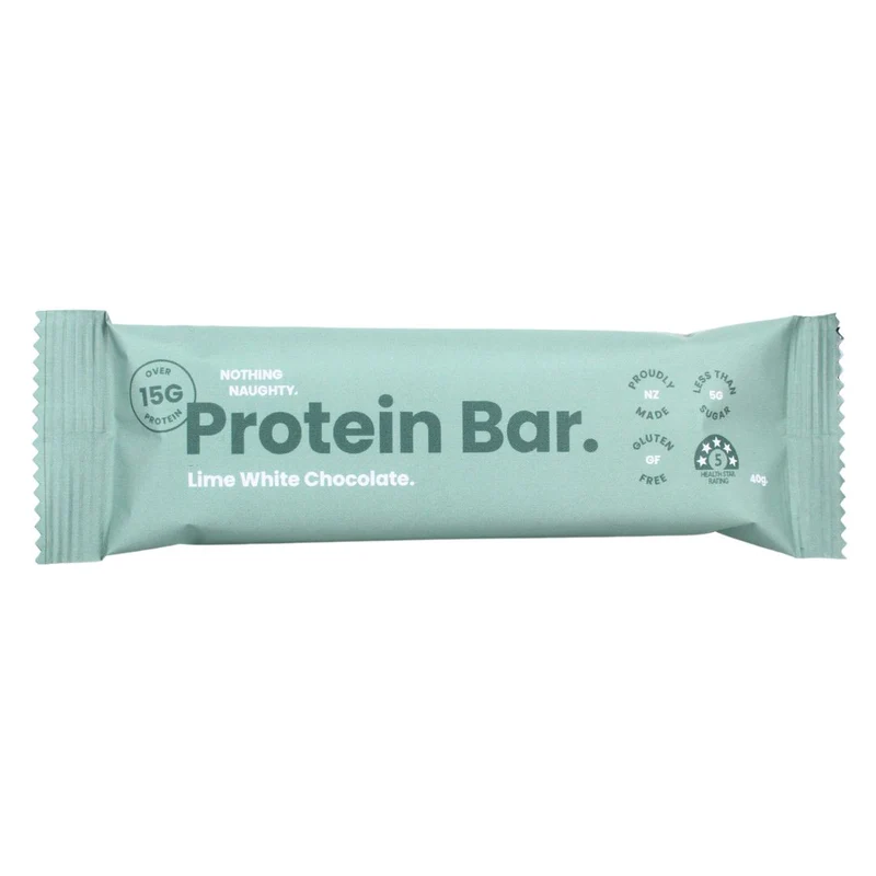 Nothing Naughty Protein Bar 40 g - Lime Milkshake