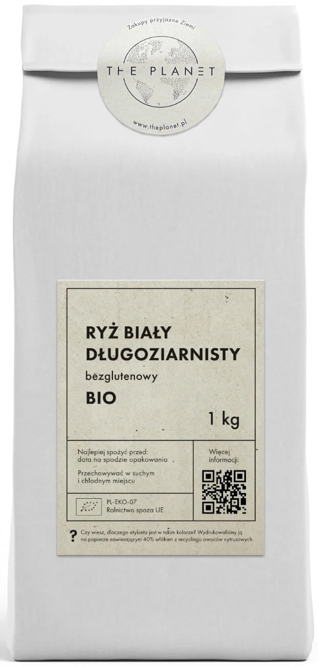 WEISSER REIS Langkorn glutenfrei BIO 1 kg - THE PLANET