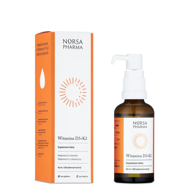 NORSA PHARMA Vitamin D3 +K2 aus Kichererbse (50 ml)