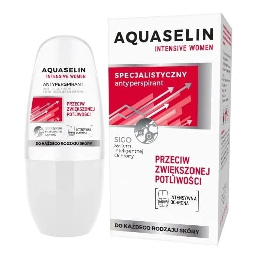 AQUASELIN Intensive Women Spezielles Roll-on Antitranspirant gegen vermehrtes Schwitzen (50 ml)