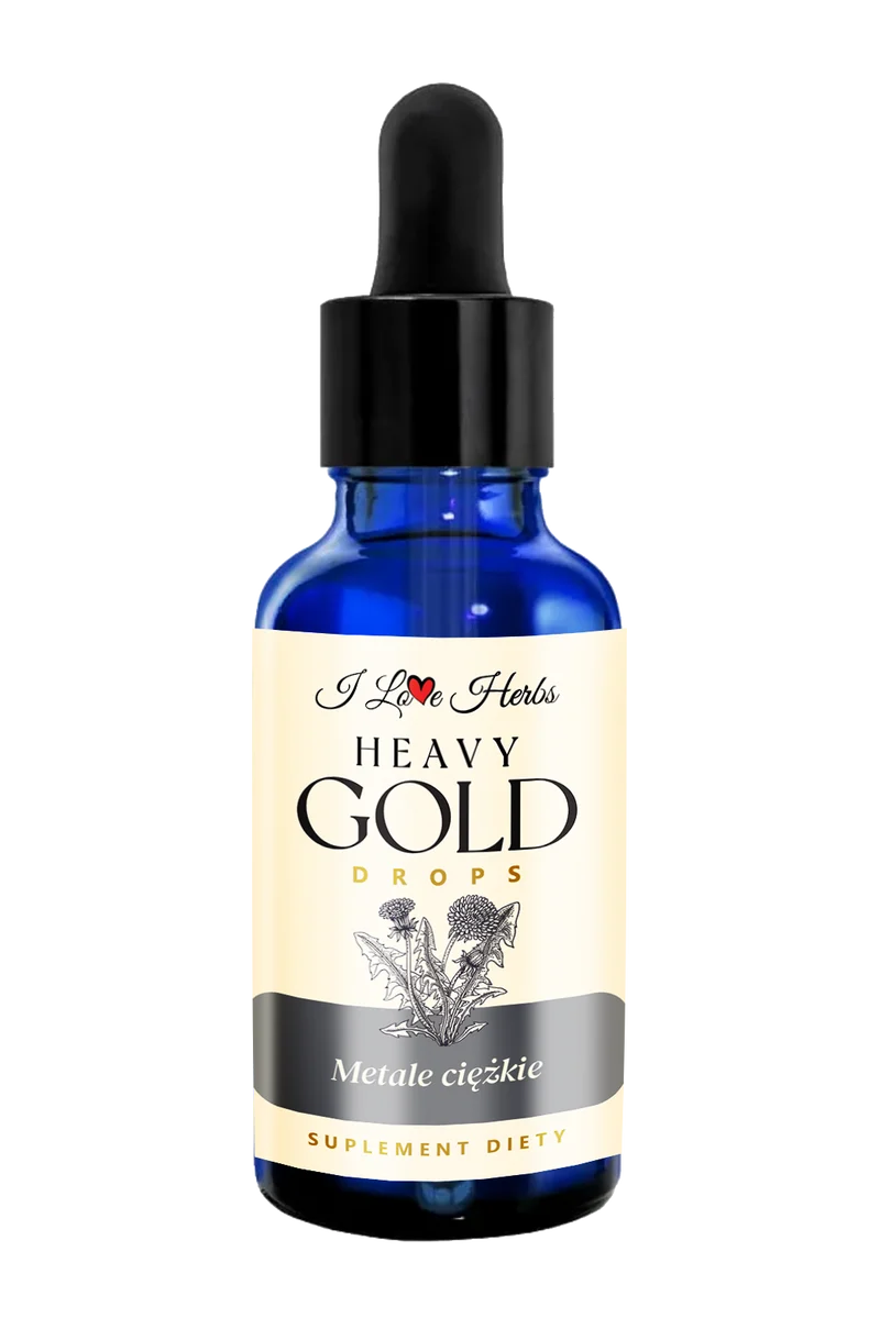 I LOVE HERRBS - HEAVY Gold Drops Schwermetalle (50 ml)