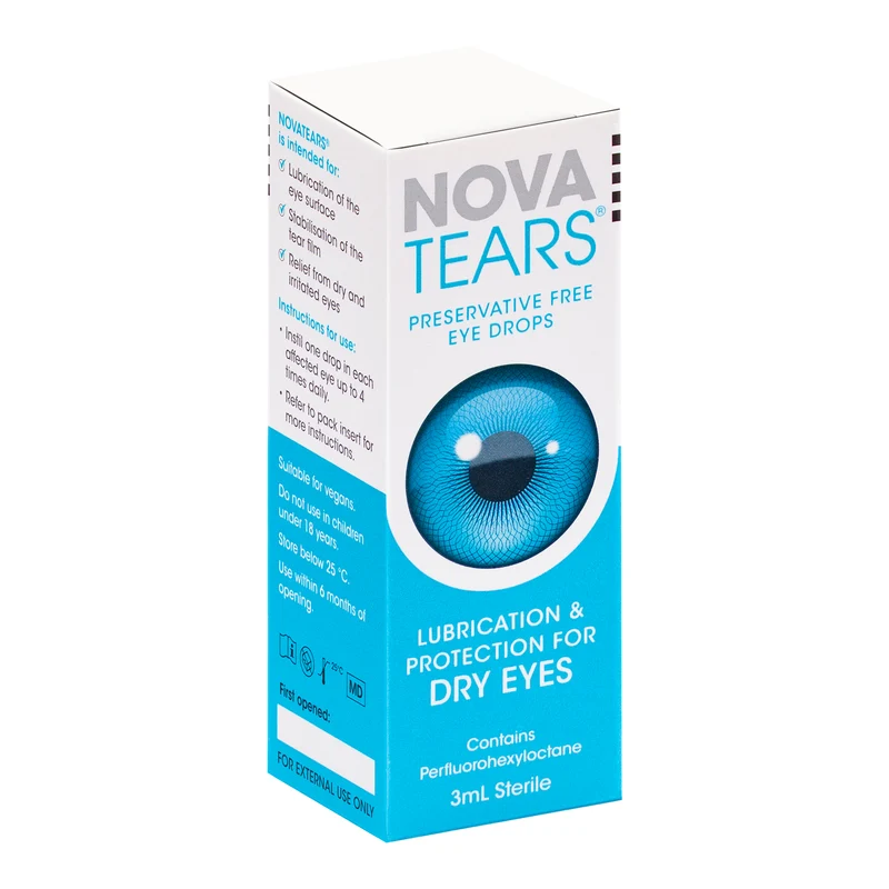 NovaTears Lubricating Eye Drops 3mL