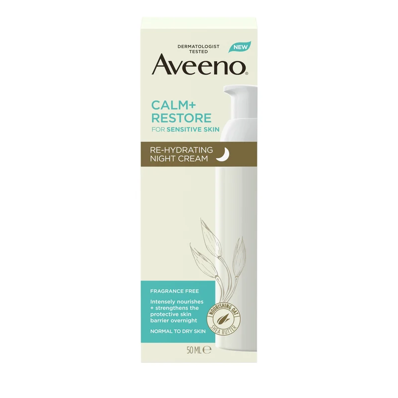 Aveeno Calm And Restore Rehydrating Night Cream 50ml