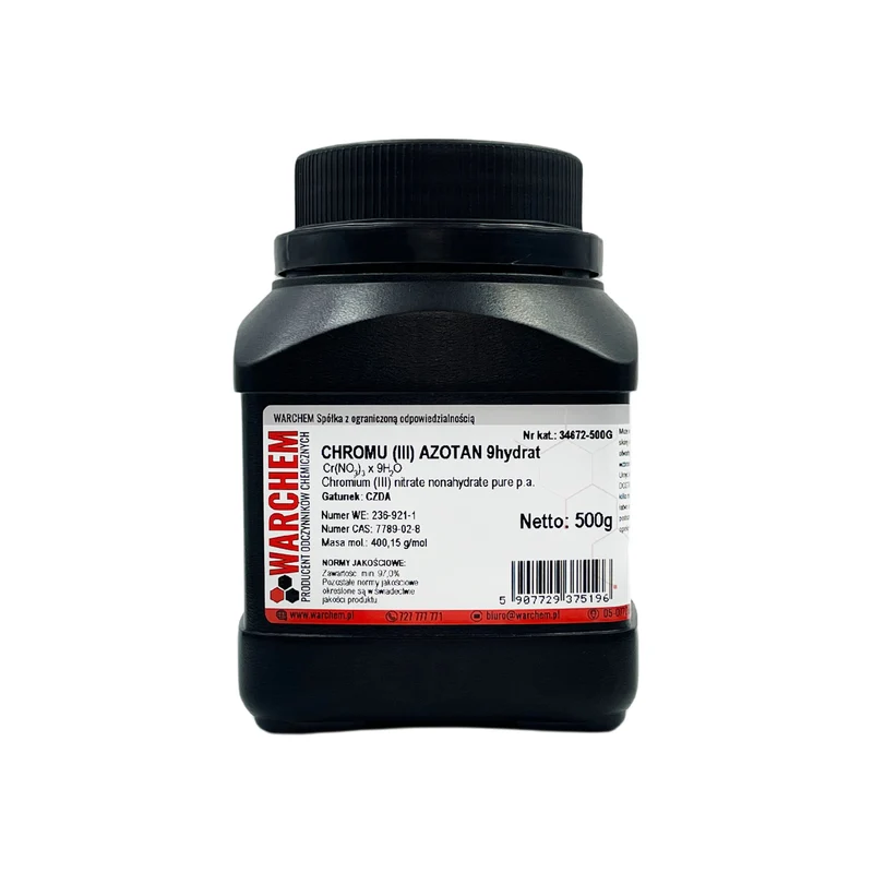 CHROMIUM(III)-NITRAT 9hydrat - CZDA 500g WARCHEM