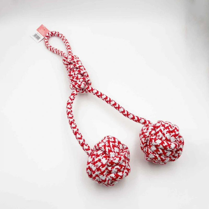 HB&Co Pet Toy Dual Tug Rope Assorted