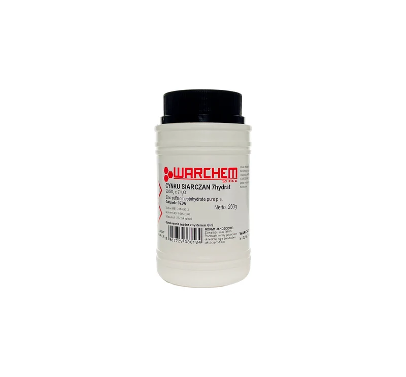ZINK-SULPHAT 7hydrat - CZDA 250g WARCHEM