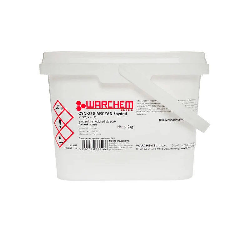 ZINK SULPHAT 7hydrat - rein 2kg WARCHEM