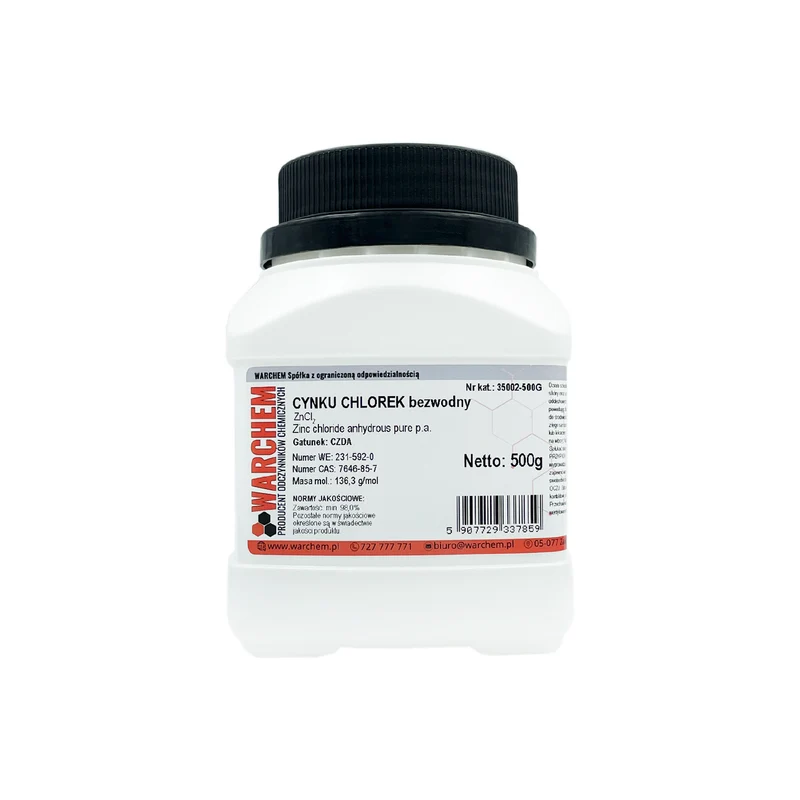 ZINKCHLORID wasserfrei - CZDA 500g WARCHEM