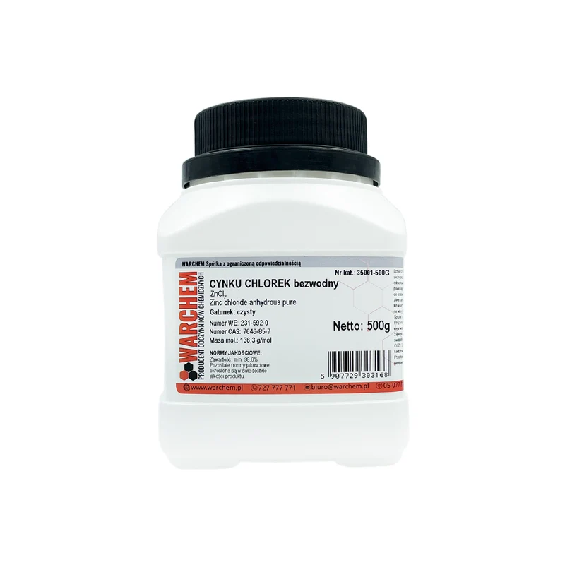 ZINKCHLORID wasserfrei - rein 500g WARCHEM