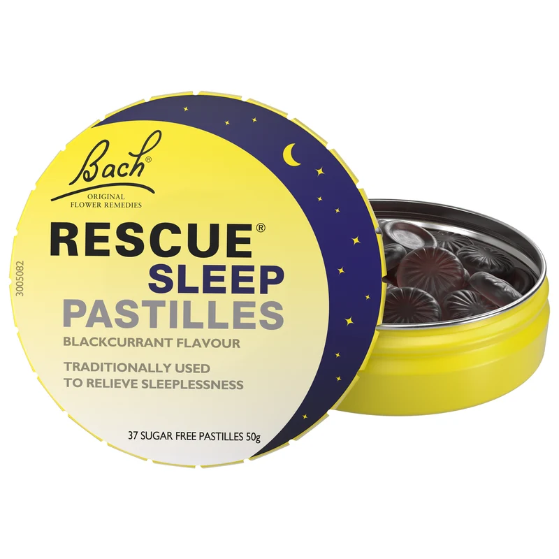 BACH Rescue Slp Pastil. B/Currant50g