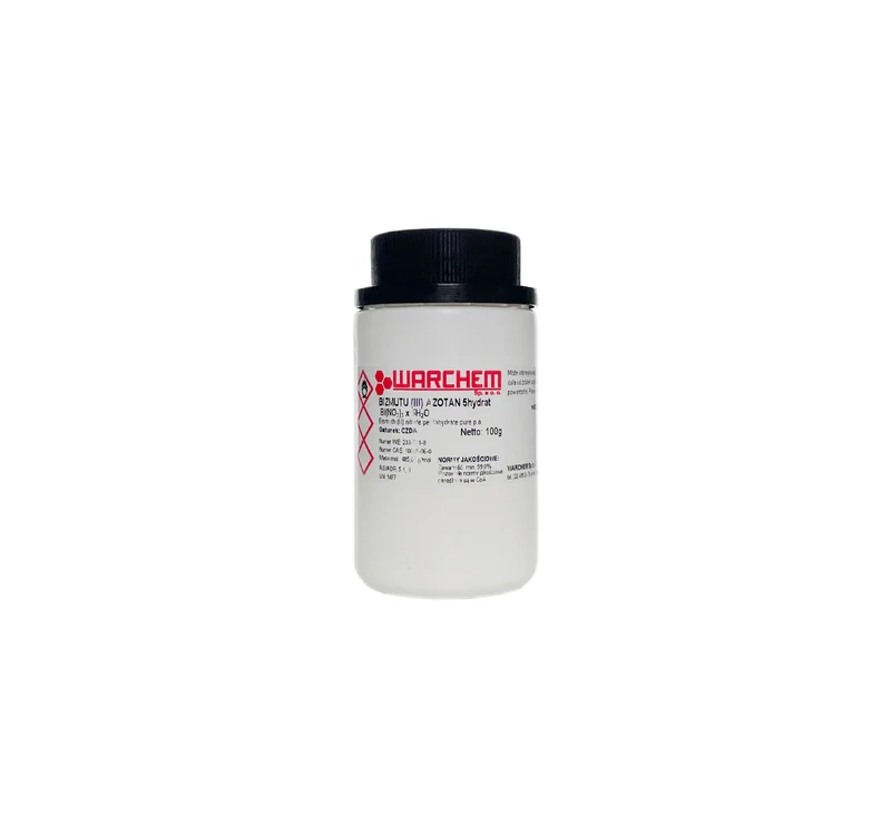 BIZMUTIUM(III)-NITRAT 5hydrat - CZDA 100g WARCHEM