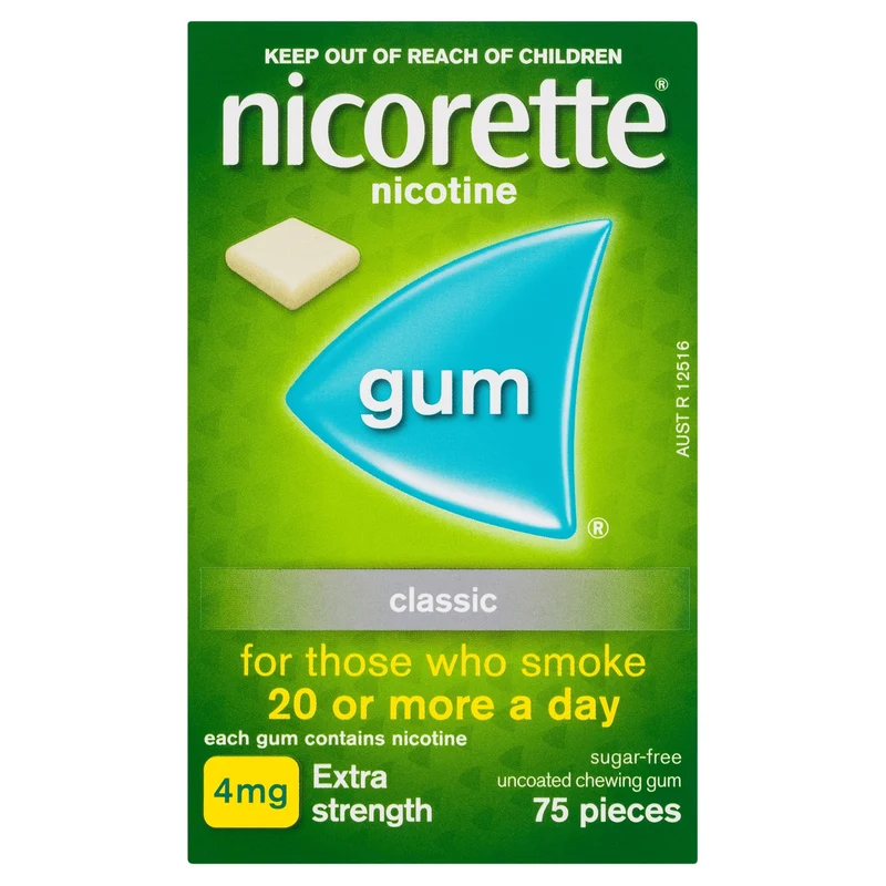NICORETTE Gum Classic 4mg 75s