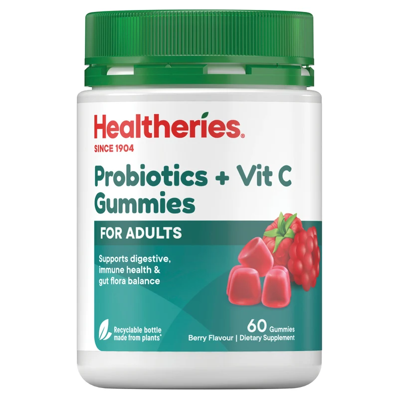 Healtheries Adults Probiotic + Vitamin C Gummy 60s