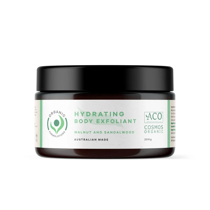 ORGANIC Formulations Hydrating Body Exfoliating Wash and Scrub 200g