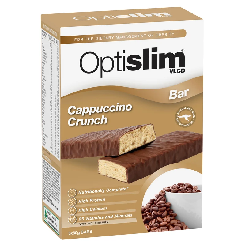 Optislim VLCD CappCrnch Bar 60g 5pk