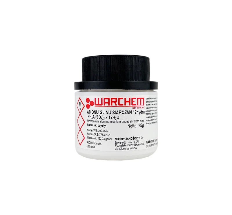 AMMONIUMALUMINIUMSULFAT 12hydrat - rein 25g WARCHEM
