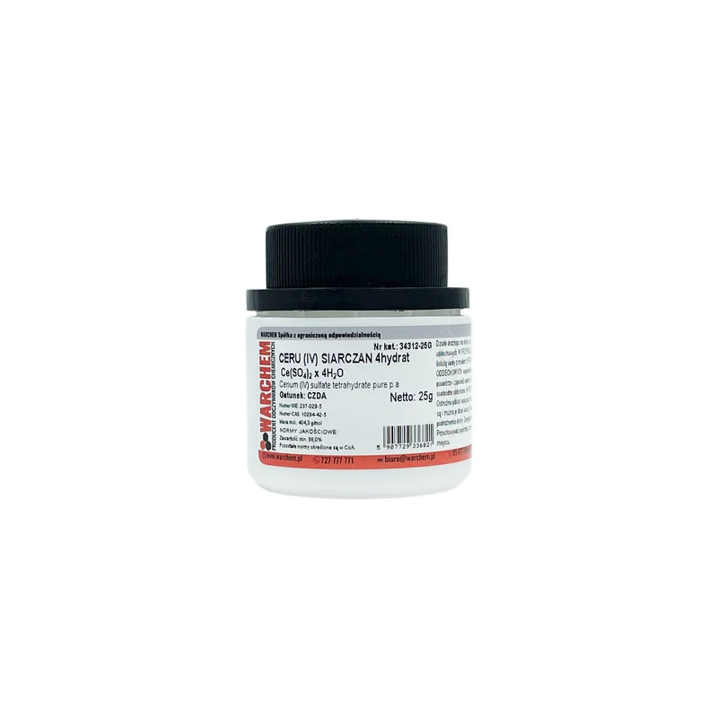 CERIUM(IV)-SULPHAT 4-Hydrat - CZDA 25g WARCHEM