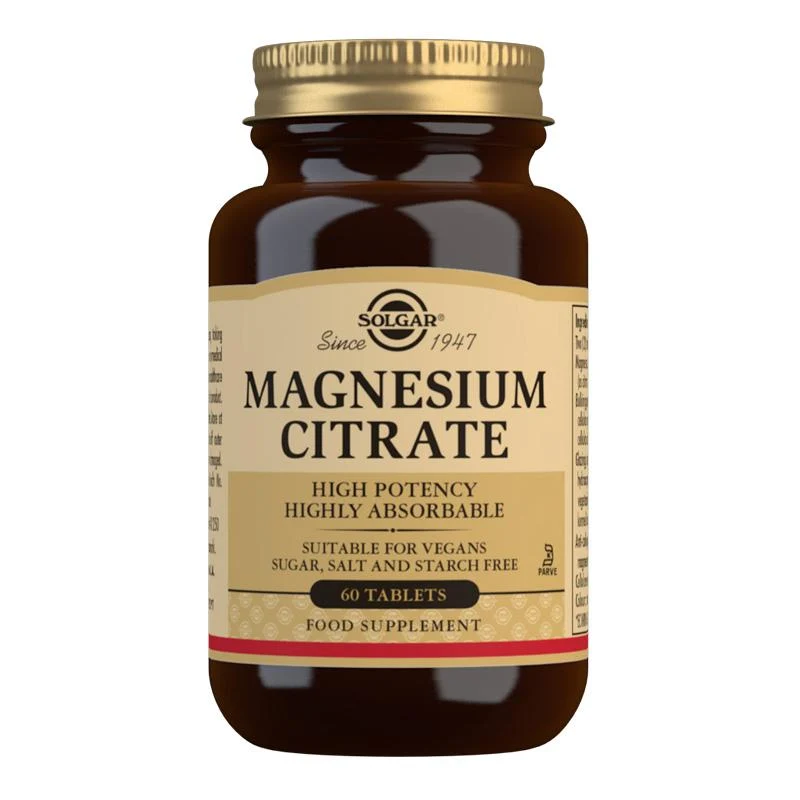 Solgar Magnesium Citrate Tablets 60s