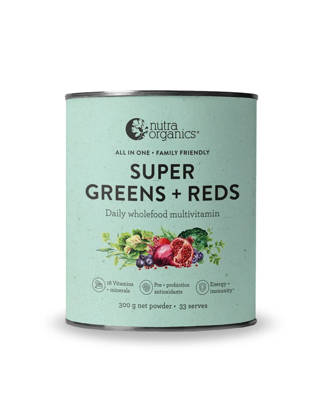 Nutra Organic Super Greens + Reds Powder 300g