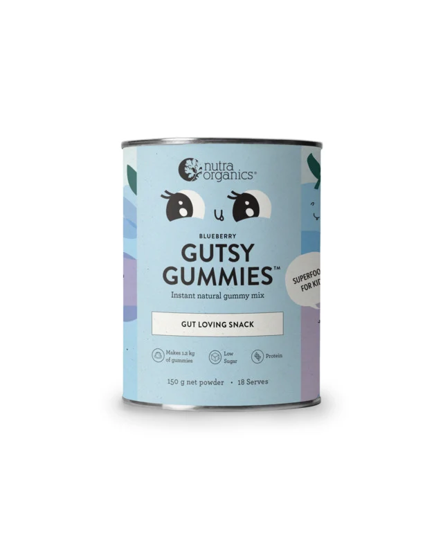 Nutra Organic Gutsy Gummies - Blueberry 150g