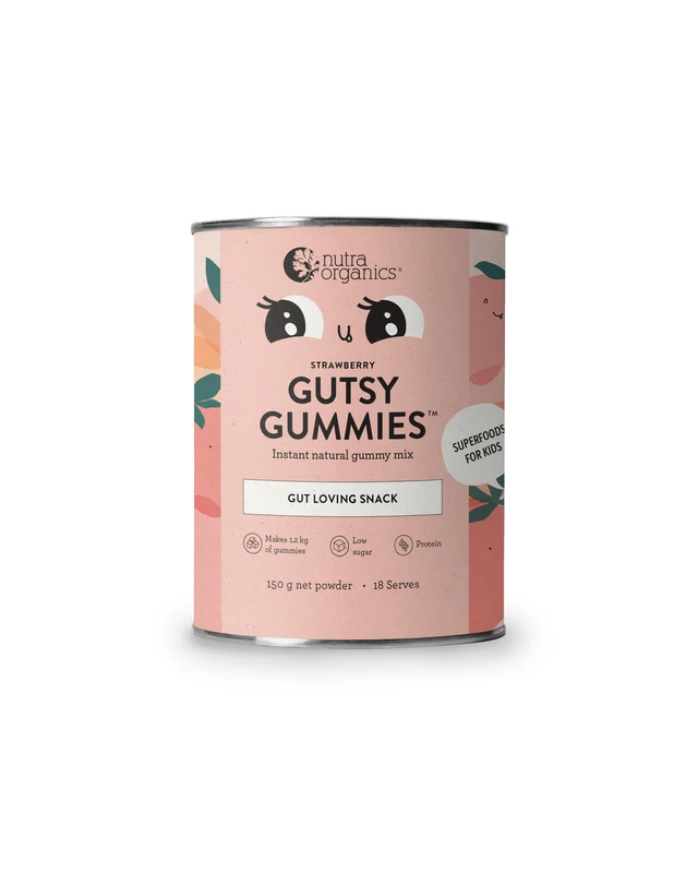 Nutra Organic Gutsy Gummies - Strawberry 150g