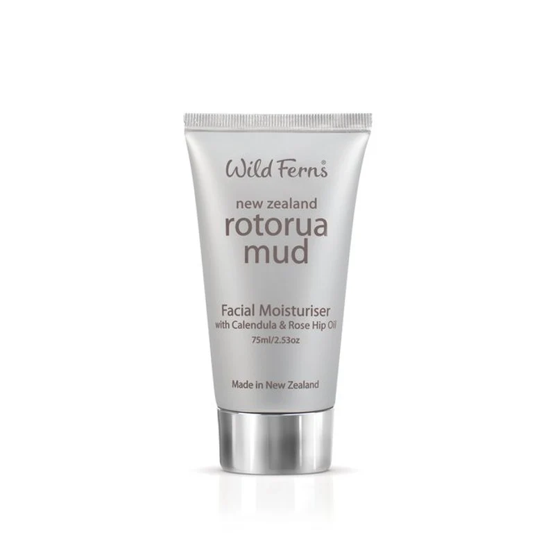 Wild Ferns Rotorua Mud Facial Moisturiser with Calendula and Rose Hip Oil 75ml