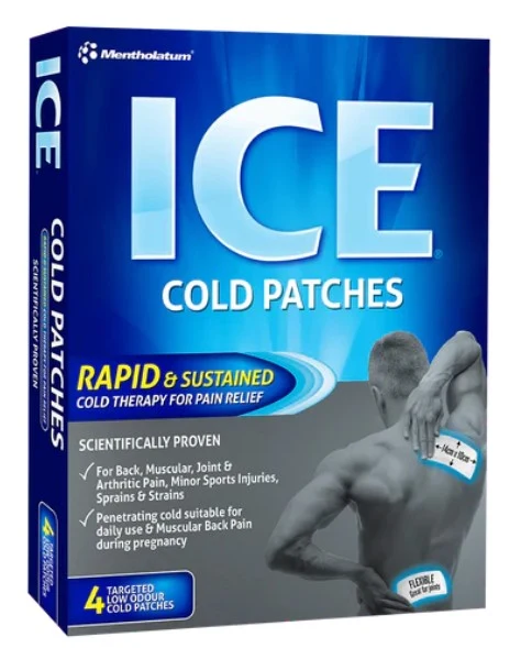 Mentholatum Ice Gel Cold Patch 4pk