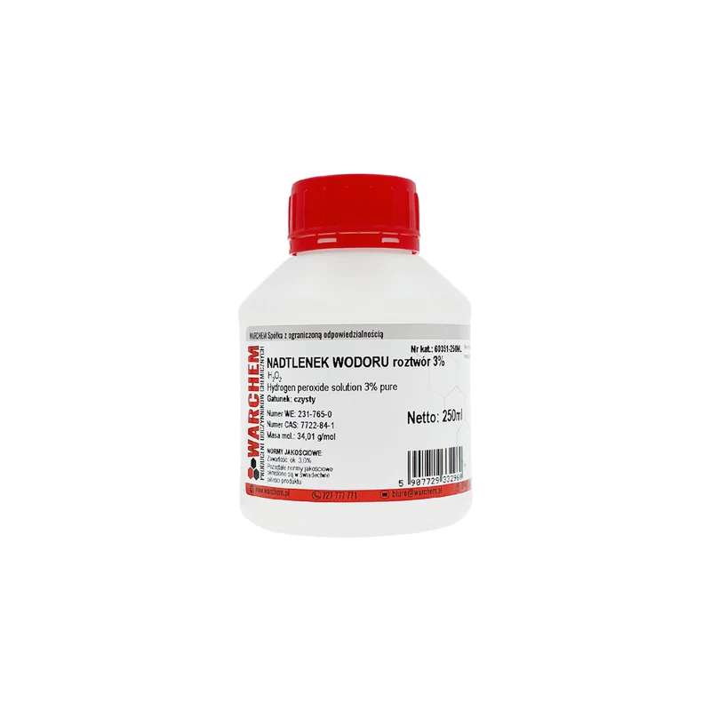 WASSERSTOFFPEROXID-Lösung 3% - rein 250ml WARCHEM