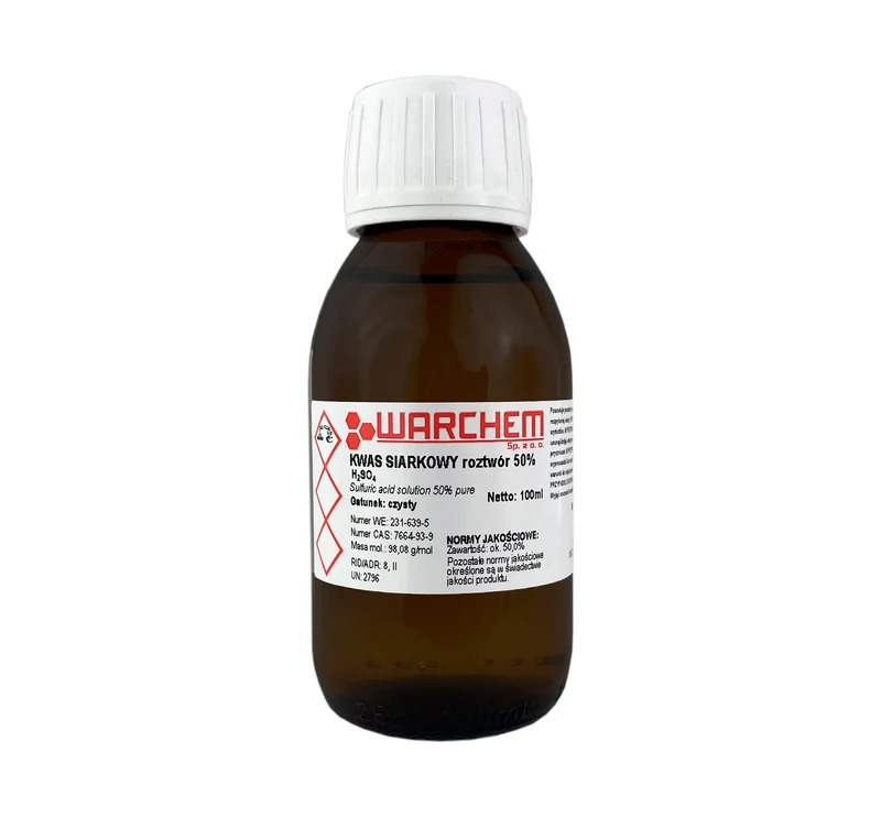 SCHWEFELSÄURE 50 % - rein 100 ml WARCHEM