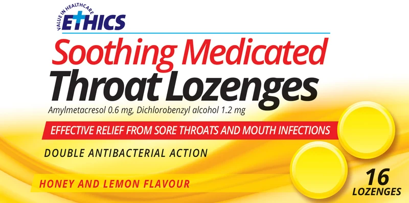 ETHICS Soothing Throat Lozenges 16
