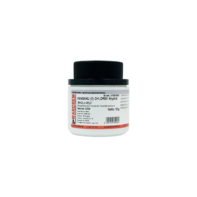 MANGANCHLORID (II) QUADRAT - REIN 50g WARCHEM