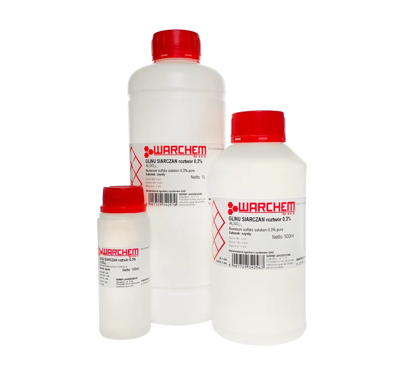 ALUMINIUMSULFAT-Lösung 0,3 % - rein 100 ml WARCHEM