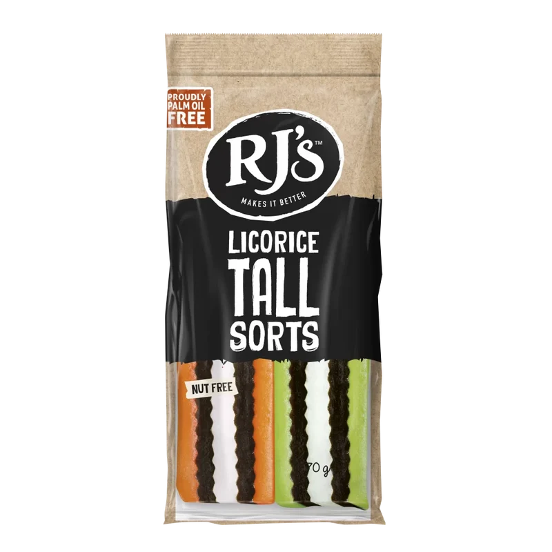 RJs Licorice Tallsorts 70g